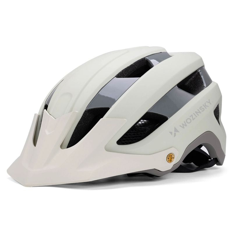 Wozinsky MTB bicycle helmet with a removable visor, lightweight, L - pastel green pastelowa zieleń védőfelszerelés HT-001VCS-199800