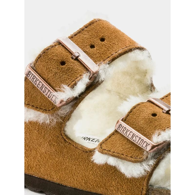 Birkenstock Arizona Shearling Mink W 1001135 flip-flops cipő