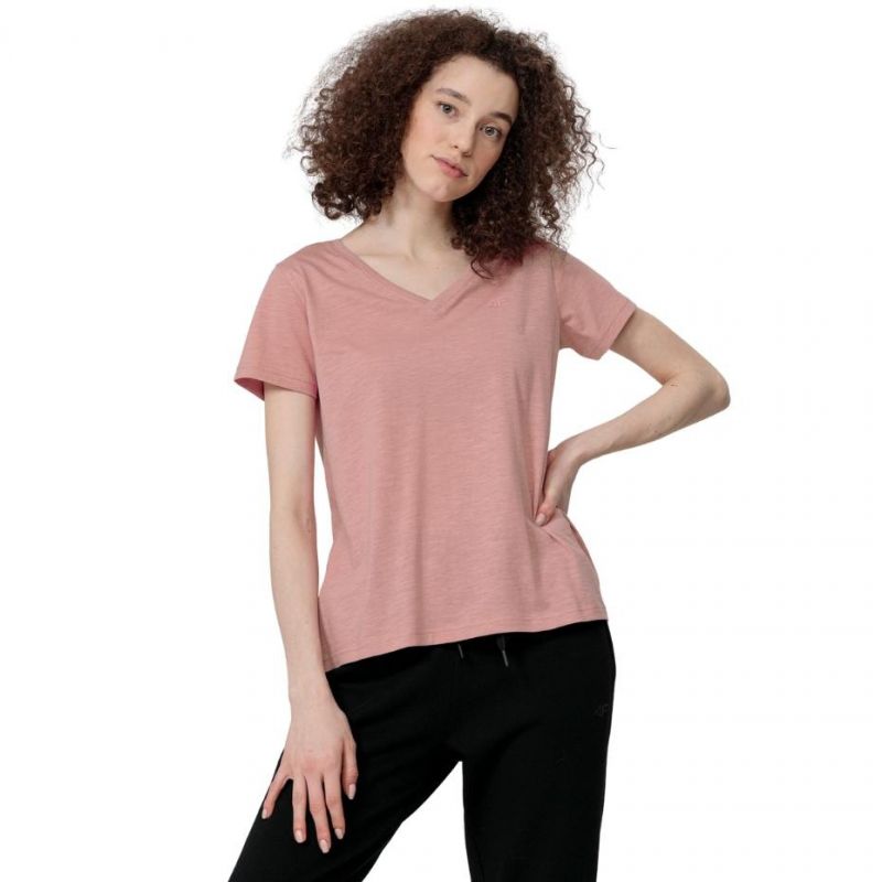 4F T-shirt W H4L22 56S rózsaszín női póló H4L22TSD35256S
