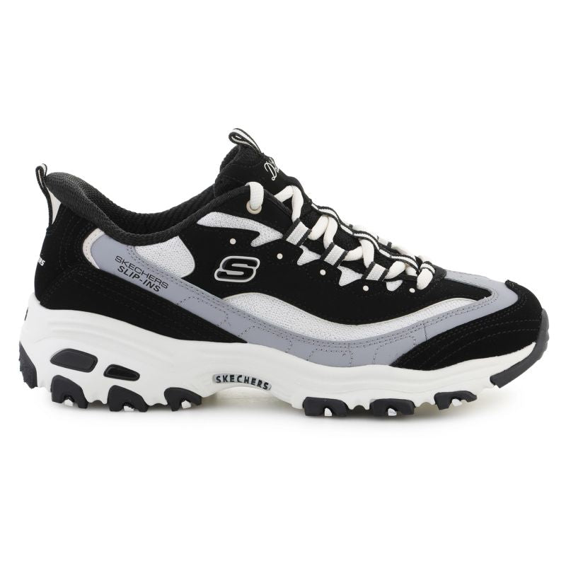 Skechers Slip-ins: Sport D'lites 150537-BKNT Black/Natural fekete utcai cipő