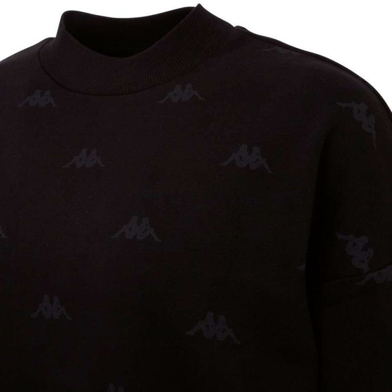 Kappa Ignara Sweatshirt W fekete pulóver 30909119-4006