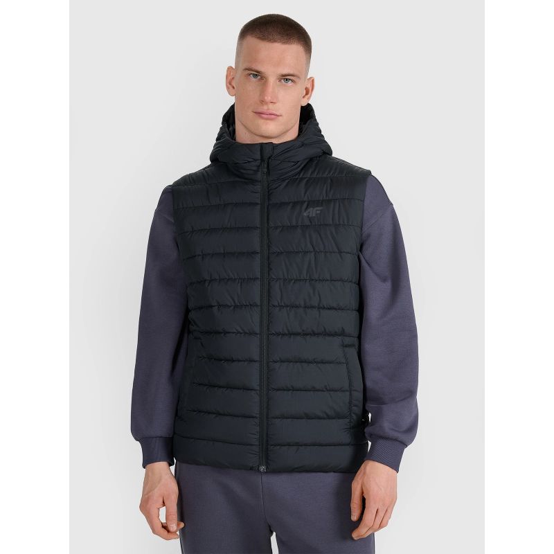 Men's down vest with synthetic filling 4F 4FWAW25TVJAM225-20S 3xl kabát