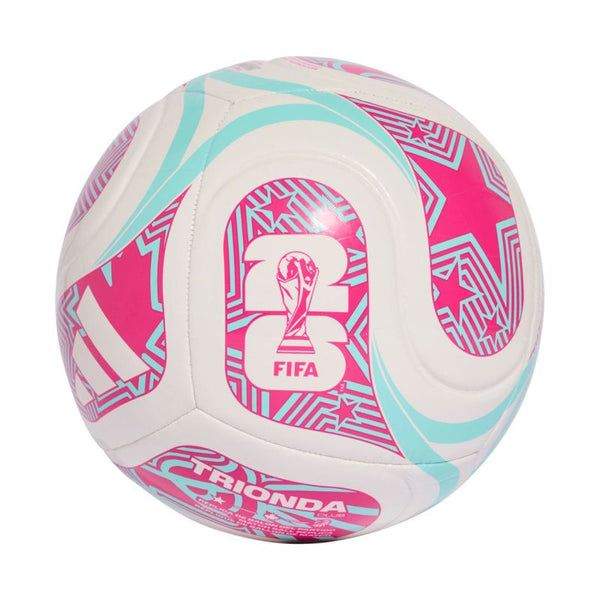 adidas World Cup 26 Trionda Club football white, pink and blue JD8054 Labda