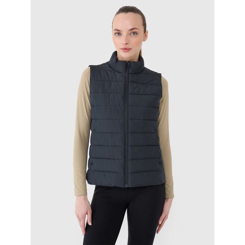 Women's down vest with synthetic filling 4F 4FWSS25TVJAF181-20S kabát