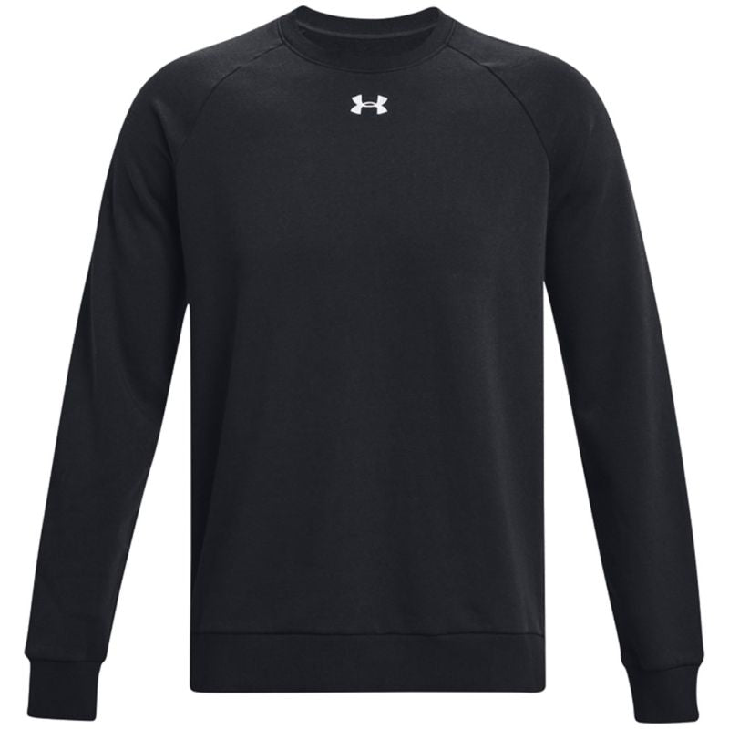 Under Armour Men’s Rival Fleece Crew Sweatshirt 1379755 fekete férfi pulóver 140636_L