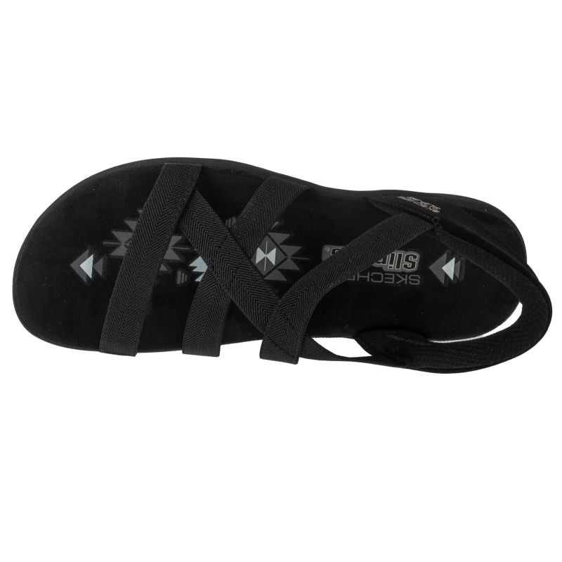 Skechers Slip-Ins: Reggae Slim - Stretch Flex 163460-BBK Black 36 Cipő