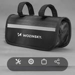 Wozinsky WMZ-01N tool kit, 16-in-1 bicycle multitool, pump, wrenches, inner tube kit - black fekete elektronika 304004-199005