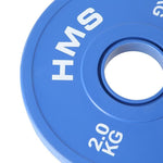 HMS Bumper Olympic Plate Set 2x (0.5kg, 1kg, 1.5kg, 2kg, 2.5kg) CBRS Set póló 17-61-097