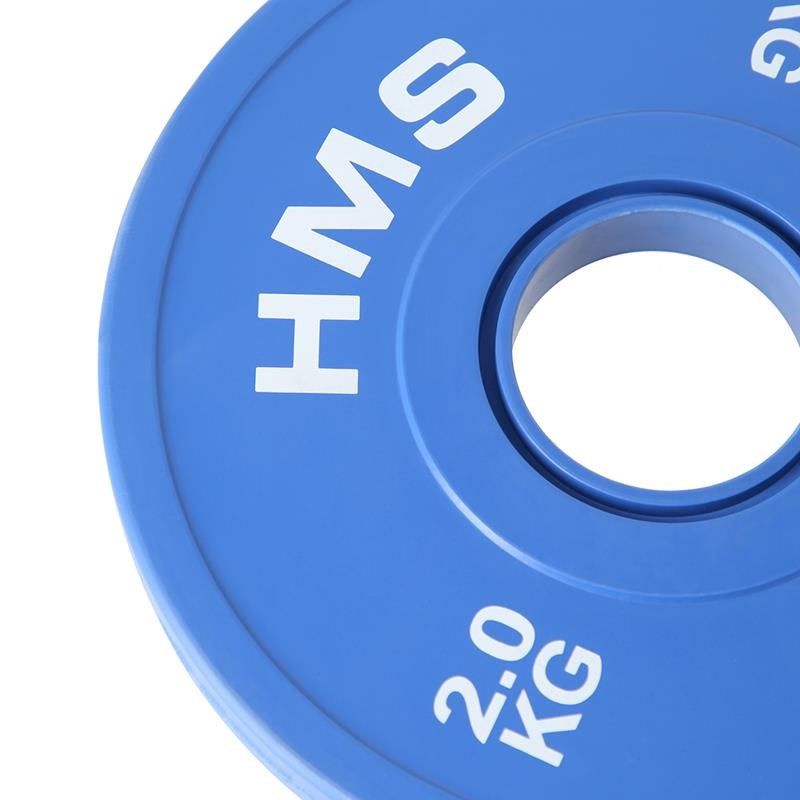 HMS Bumper Olympic Plate Set 2x (0.5kg, 1kg, 1.5kg, 2kg, 2.5kg) CBRS Set póló 17-61-097