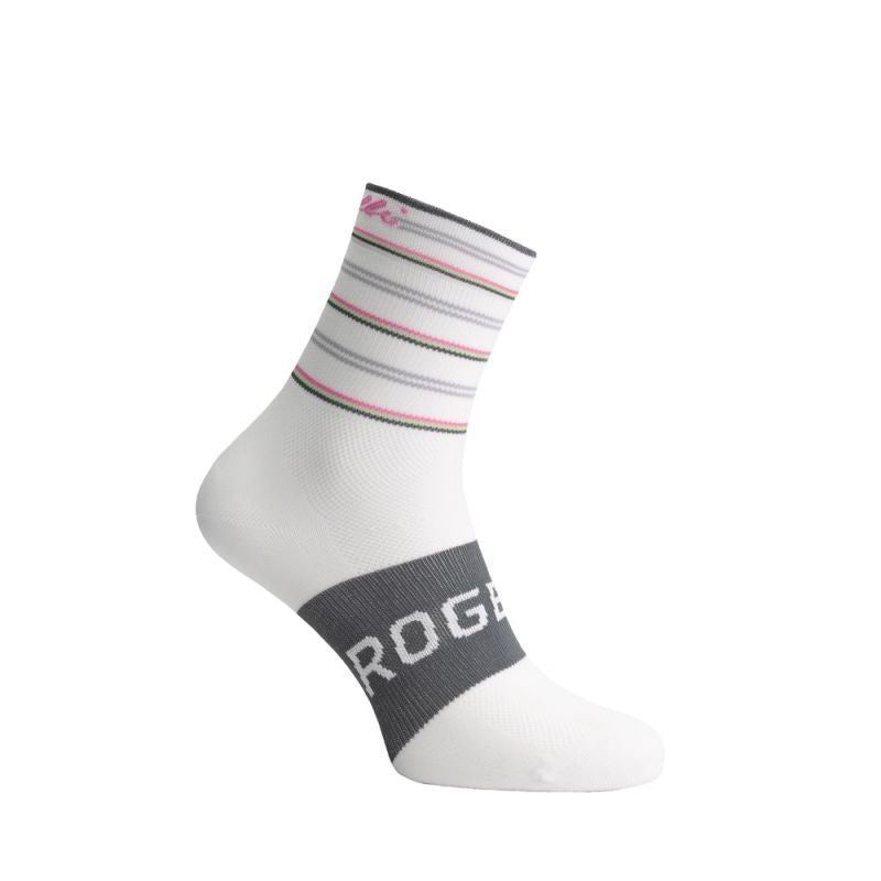 Rogelli women's socks STRIPE white fehér zokni