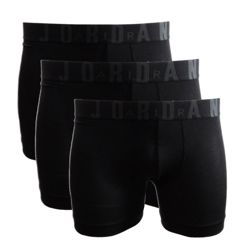 AIR Jordan Flight Men's Modal Boxer Briefs 3-Pack Black - fekete ruházat