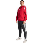 Men's adidas Tiro 26 League Sweat Full Zip Hoodie red KF9106 piros kapucnis pulóver