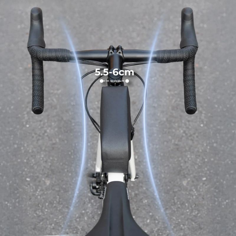 Rockbros 30120122002 Waterproof Bicycle Frame with Magnetic Closure 0.9L - Black czarny táska