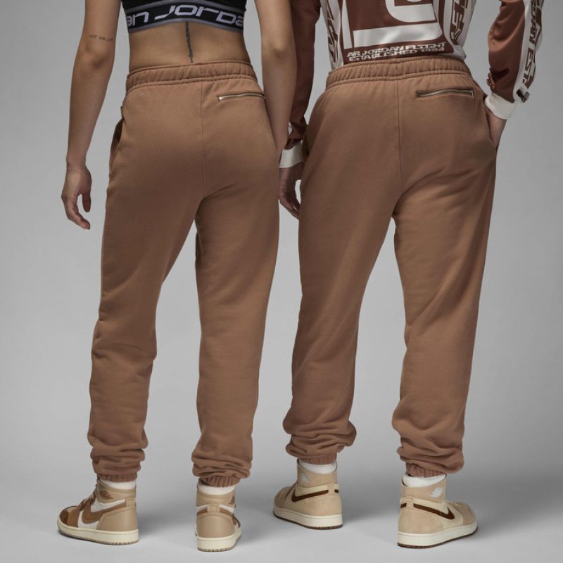 AIR Jordan Wordmark Fleece Tracksuit Bottoms Brown - barna tracksuits, pants