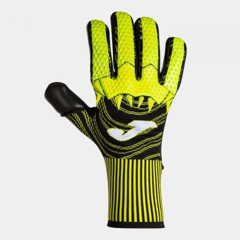 Joma Area 360 Goalkeeper Gloves Black Fluor Yellow kesztyű
