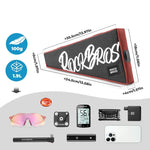 Rockbros G008 Flash Journey Triangle – XL, Red czarny || czerwony hátizsák 5907769384219-211929