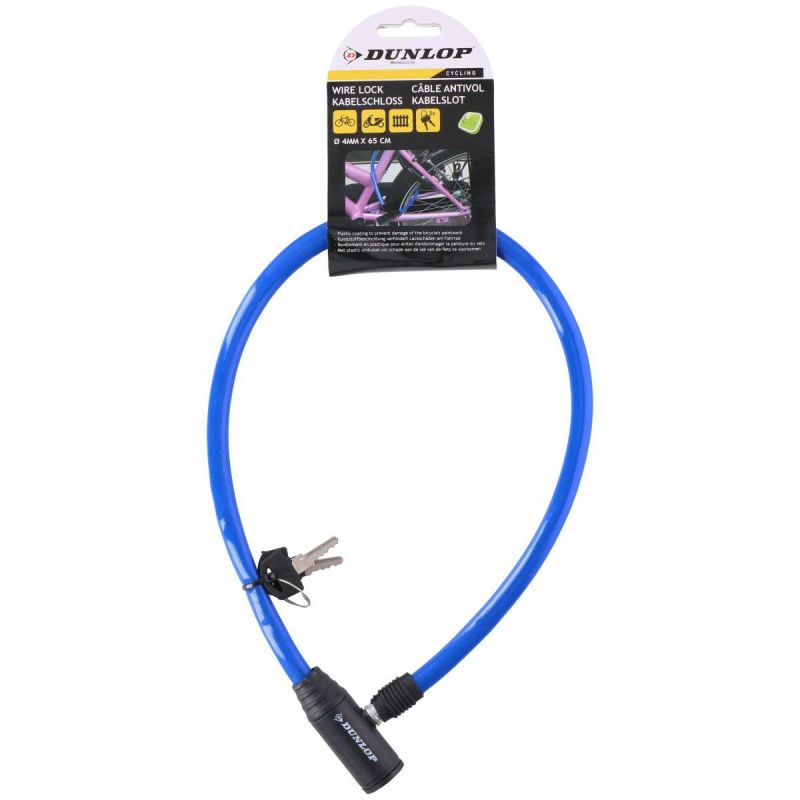 Dunlop BICYCLE LOCK CABLE LOCK 0. BLUE kék kiegészítő GSP-1042428