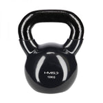 HMS Vinyl Kettlebell 10 kg black KNV10 fekete súlyzó 17-64-069