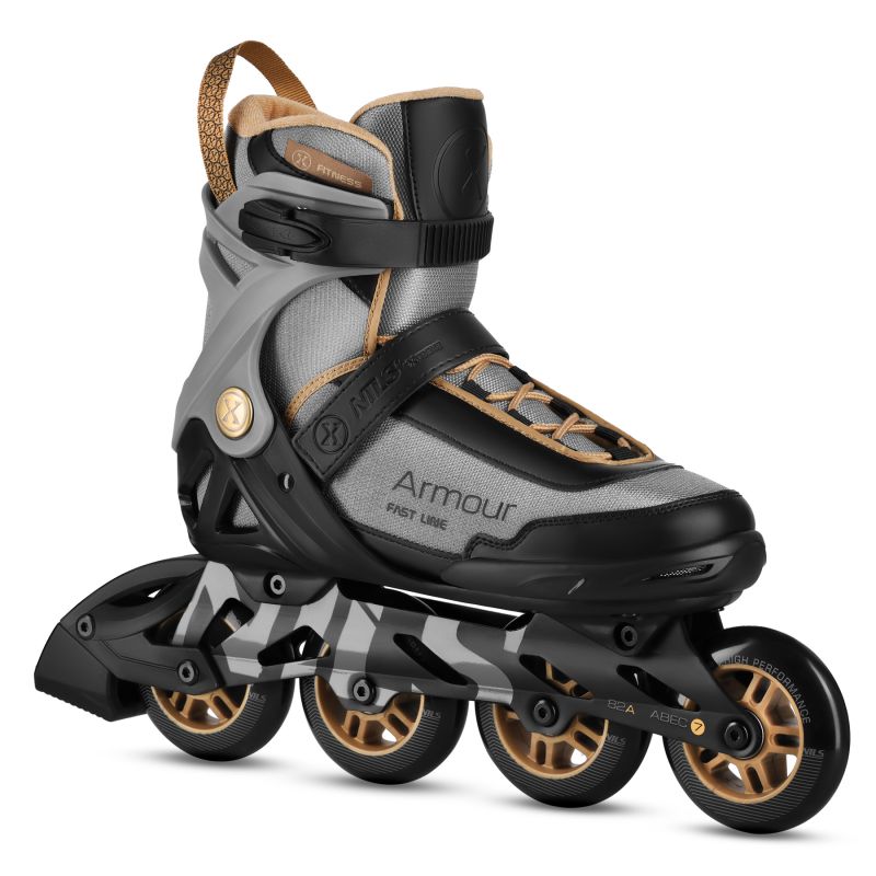 Na22151 Armour Gray Roller Skates Size 44 Nils Extreme szürke görkorcsolya