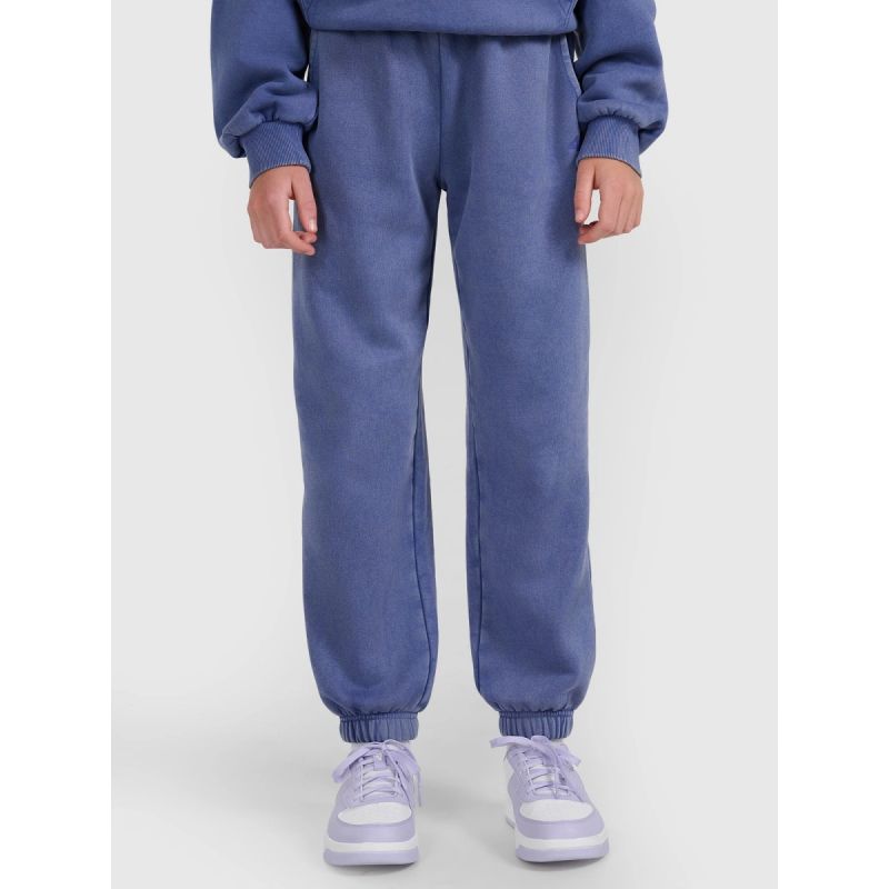 Girls' jogger sweatpants 4F 4FJRAW25TTROF1473-33S melegítőnadrág