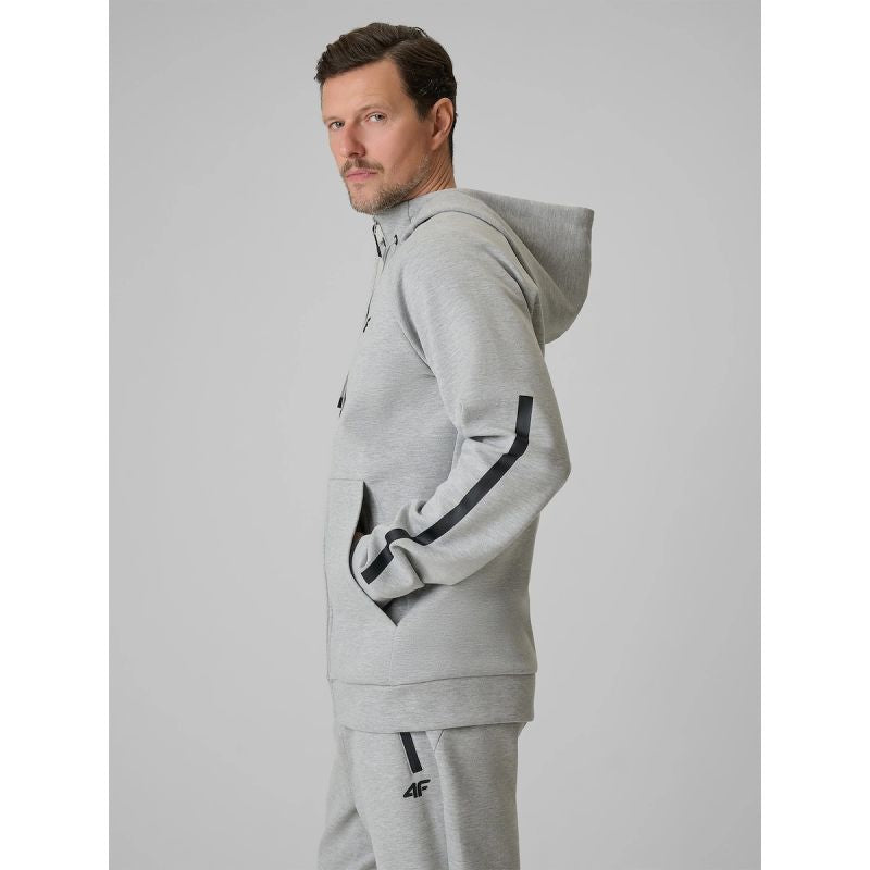 4F Men's regular hooded sweatshirt pulóver