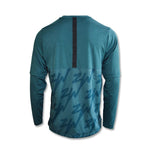 AIR Jordan Zion Longsleeve Shooting Shirt Dark Teal Green/Black/Black - zöld sweatshirts, shirts