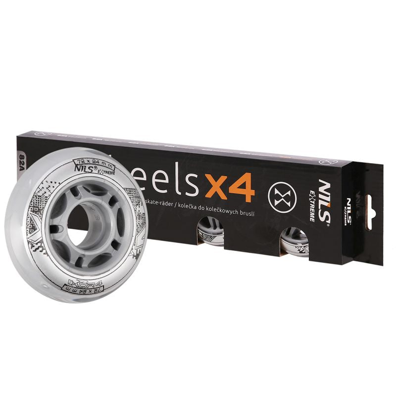 Nils Extreme PU wheels 72x24 82A (4 pcs.) accessories