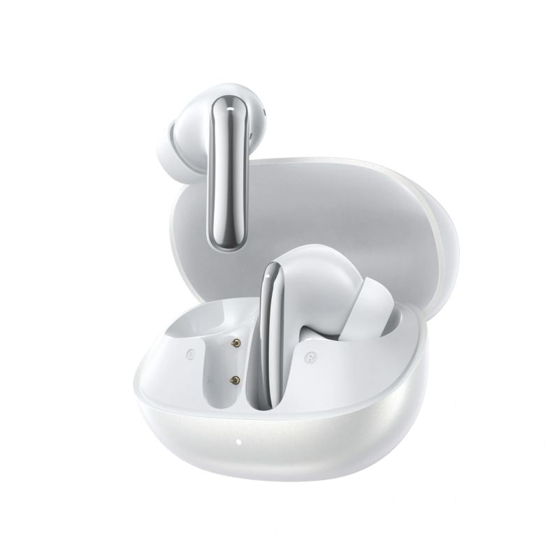 head QCY MeloBuds N20 Wireless In-Ear Noise Cancelling ANC Headphones - White biały headsets