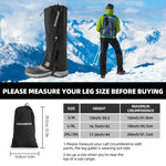Rockbros waterproof gaiters TT014 black S/M fekete tourist equipment