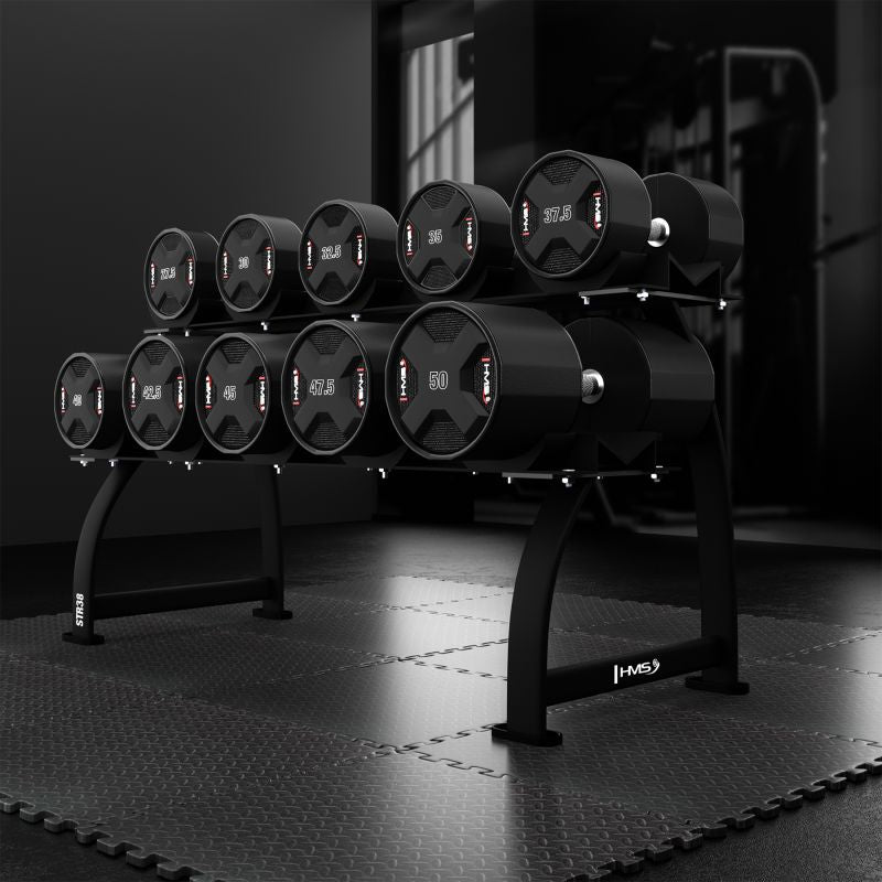 HMS HPC 42.5 KG POLYURETHANE Dumbbell CPU súlyzó 17-66-206