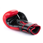 DBX Bushido Warrior RED Genuine Leather Boxing Gloves czarno-czerwony kesztyű