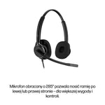 HP Poly Mission 425 Stereo USB Wired Headset Classic