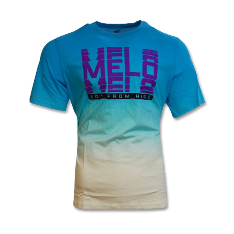PUMA Melo Fade T-shirt Blue Atoll Training - kék póló