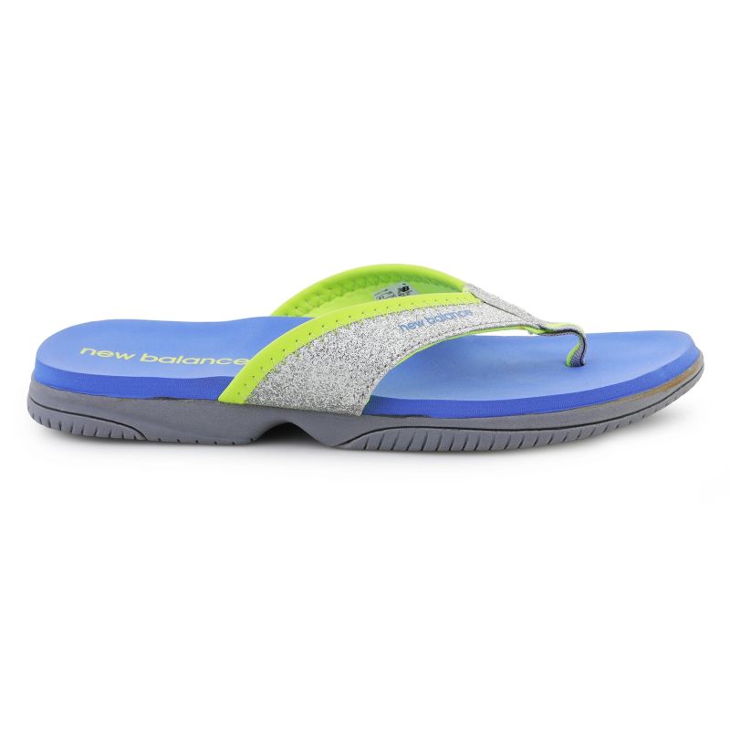 New Balance Kid`S Jojo Thong Gray/Blue Flops