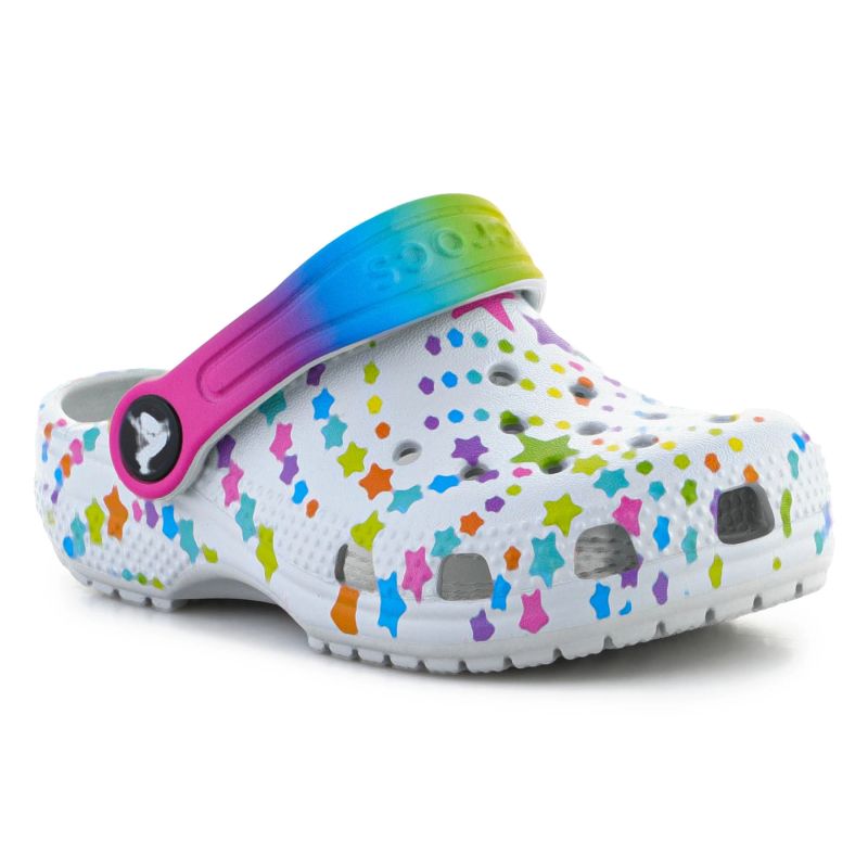 Crocs Classic Disco Dance Party Clog T Shimmer/Multi Flops
