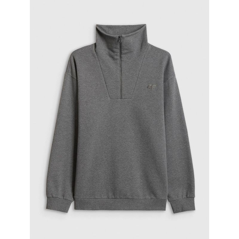 Men's regular sweatshirt without hood 4F