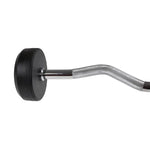 HMS Rubberized GSL-40 40 KG Fixed Barbell/Curl Bar súlyzó 17-58-021