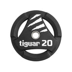 Tiguar PU Olympic plate 20 kg fekete kiegészítő TI-WTPU02000