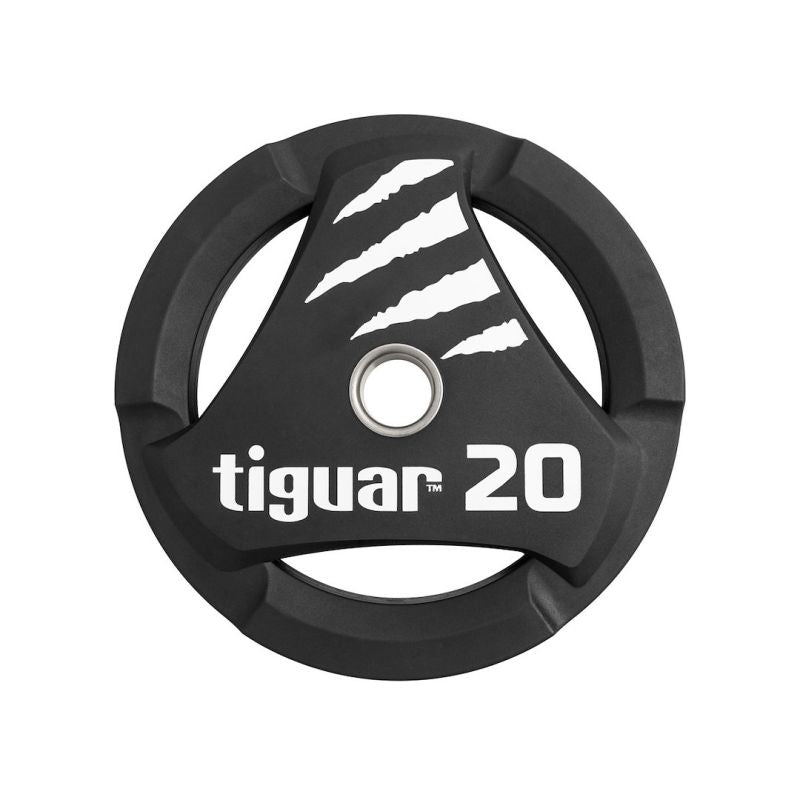 Tiguar PU Olympic plate 20 kg fekete kiegészítő TI-WTPU02000