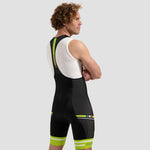 Rogelli GARA MOSTRO II black-fluorescent 3XL fekete short