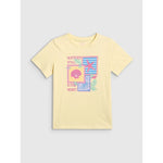 4F Girls' regular printed T-shirt ruházat 4FJRSS26TTSHF4418-73S