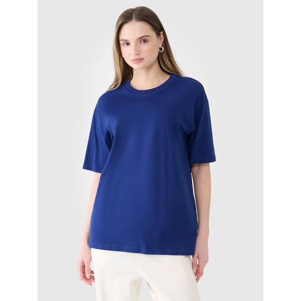 4f Women's oversize plain T-shirt 4FRSS25TTSHF2694-31S General