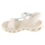 Skechers Slip-Ins: GO Walk Glide-Step 2.0 Sandal – Cozy Fit Jada, Beige, bézs utcai cipő 141276-NAT