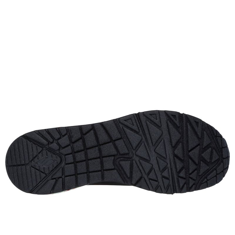 Skechers women's sneakers UNO RAVAGED LOVE 177918 BKMT fekete utcai cipő