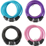 Dunlop password lock bicycle lock 6 mm 120 cm ST 4ass színes kiegészítő 02922