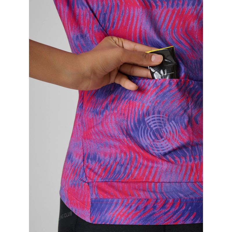 Women's cycling jersey with UPF50+ filter 4F