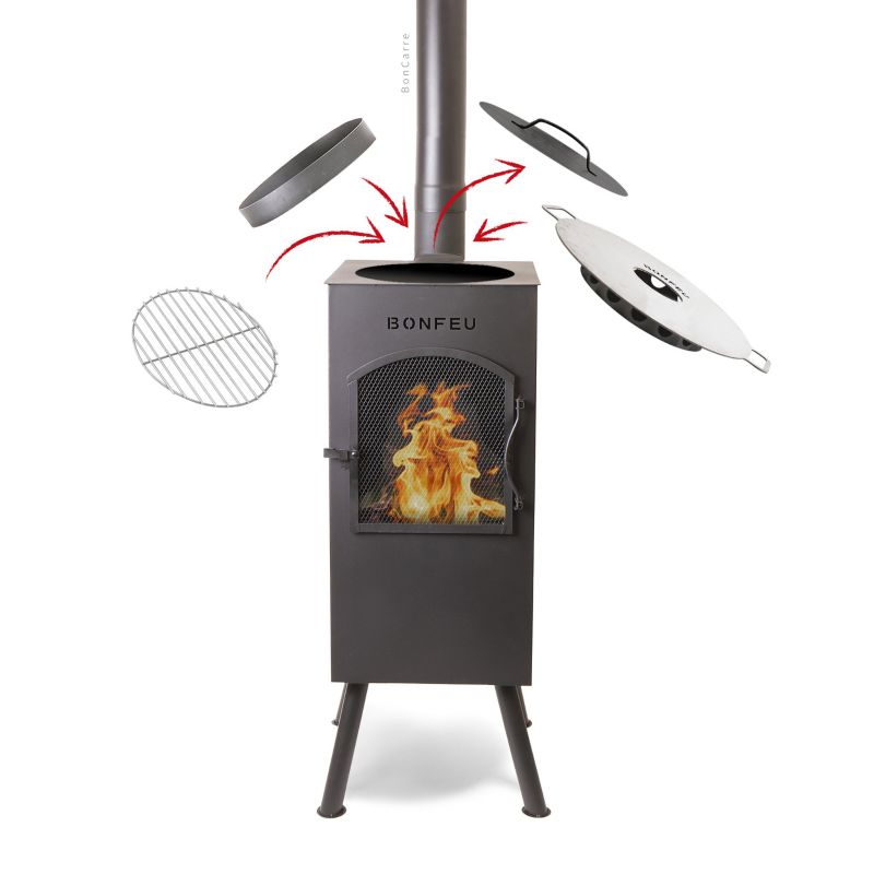 Inny BonFeu BonCarré garden fireplace rusty 3503R Egyéb