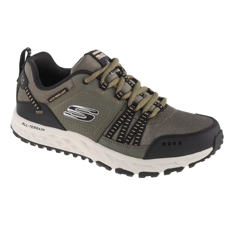 Skechers Escape Plan 51591-OLBK Green zöld utcai cipő