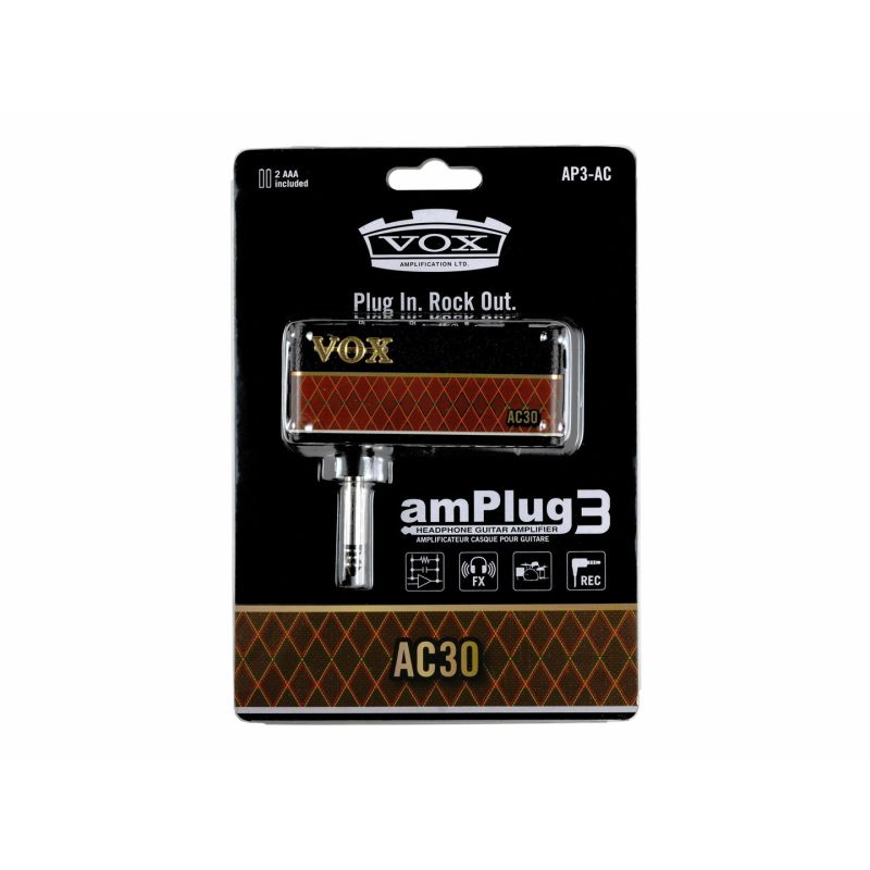 head VOX AMPLUG 3 AC30 - Headphone amplifier karszalag VXAP3AC