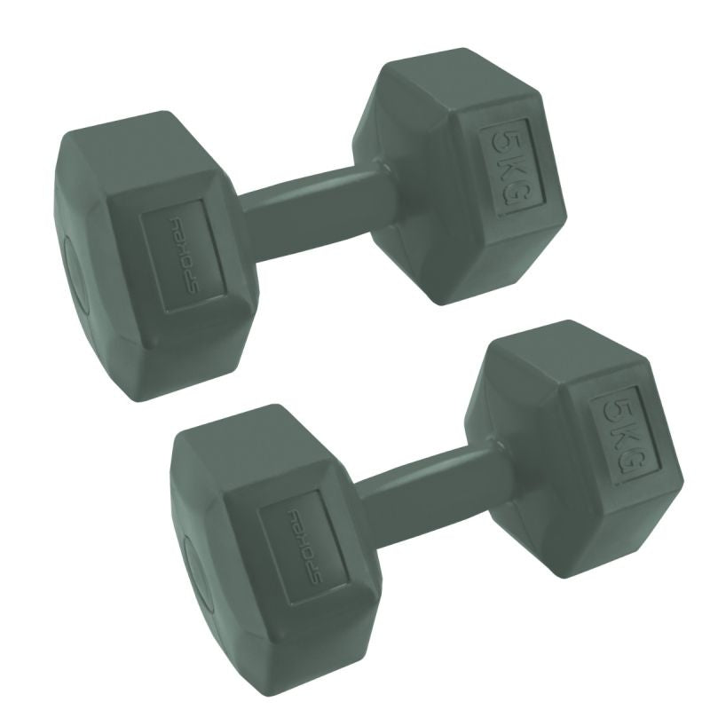 Spokey Dumbbell Set for Workouts, 2 x 5 kg MONSTER 2x5kg edzőfelszerelés SPK-947336